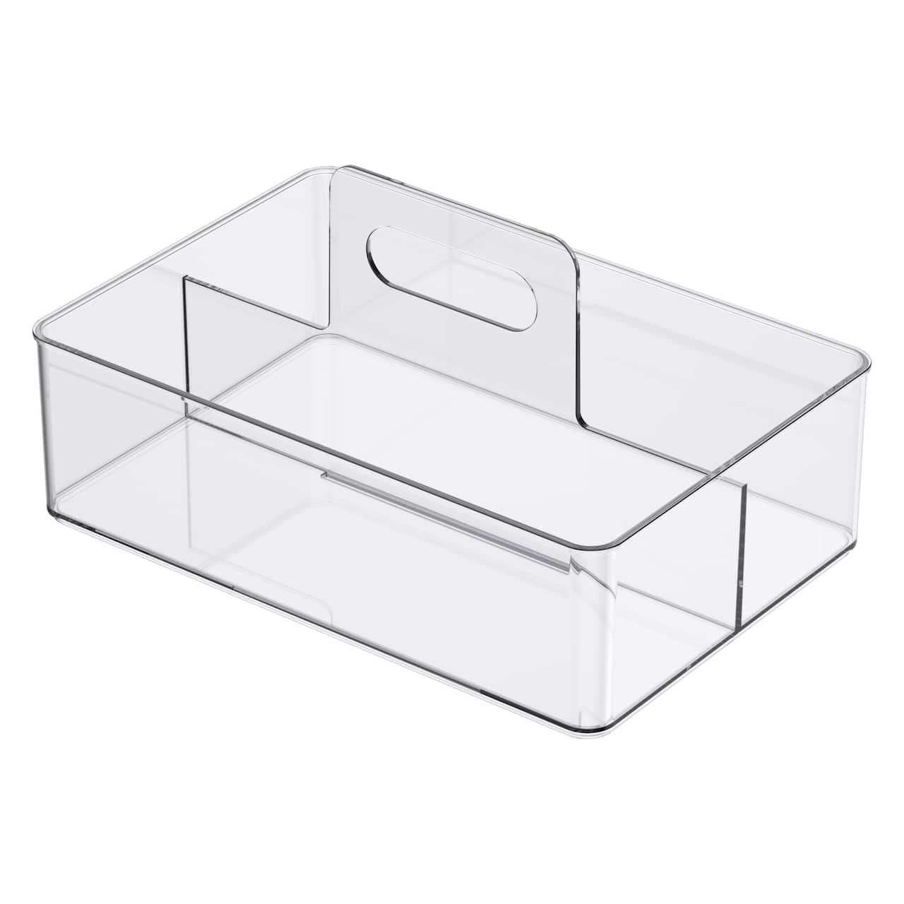 Contenant de rangement transparent avec poignée d’Ordonnez simplement
